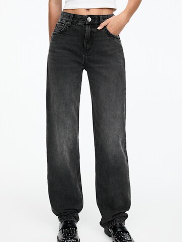 Loosefit Jeans di Pull&Bear in nero: frontale
