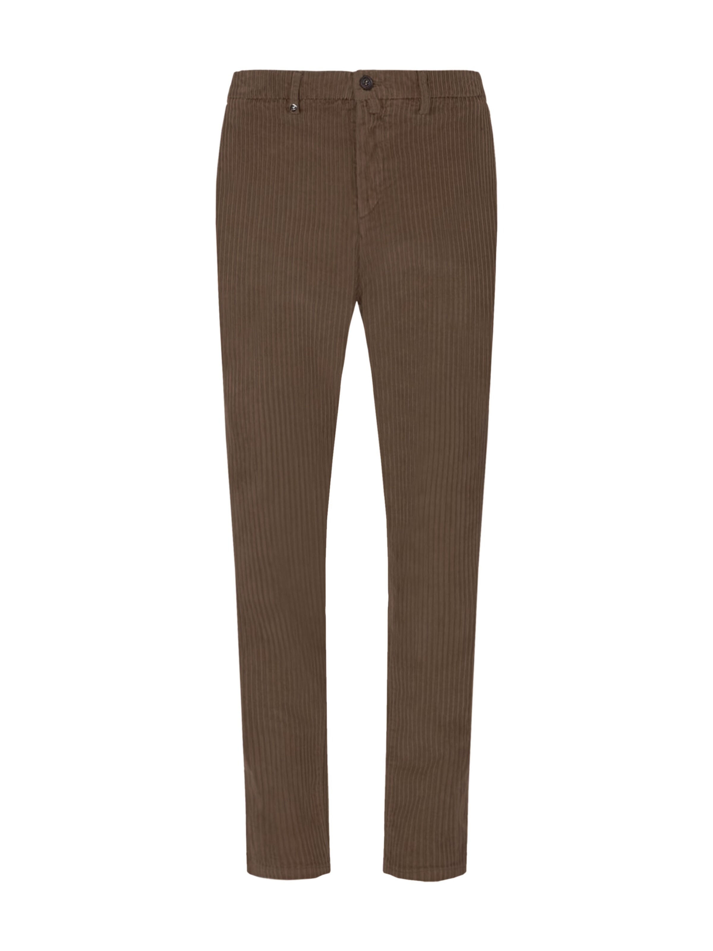 Distretto12 Slimfit Broek 'Palil' in Groen: voorkant