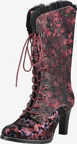 Bottes à lacets Laura Vita en noir : devant