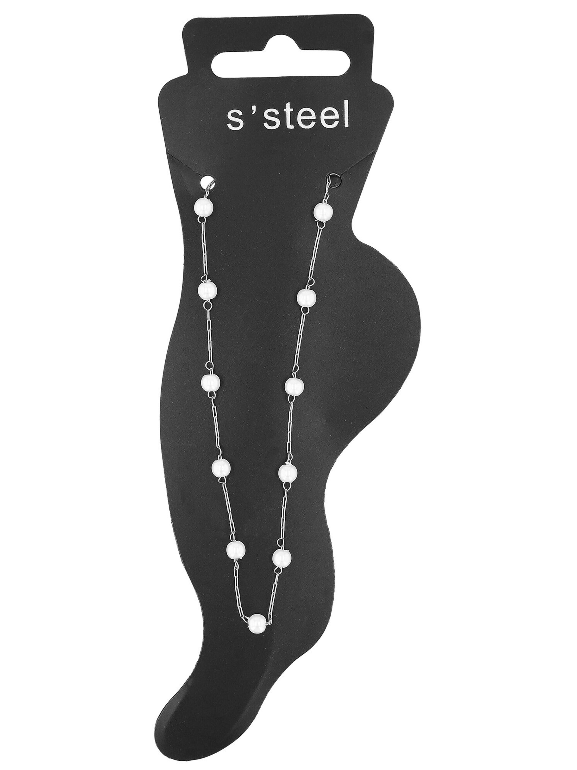 Akzent Fußschmuck 'Dafi, langlebig'‌‌‌‌ in Silber