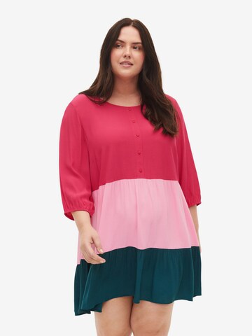 Zizzi Tunic 'Xphiline' in Pink: front