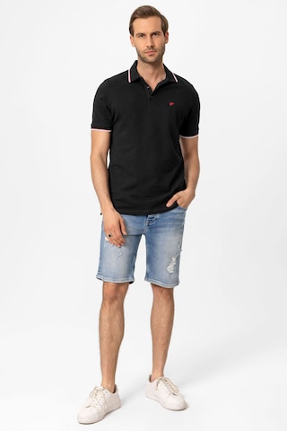 DENIM CULTURE - Camiseta 'ARVID ' en negro: frente