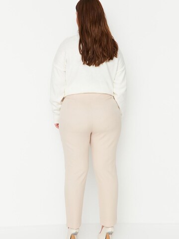Trendyol Curve Slim fit Pants in Beige