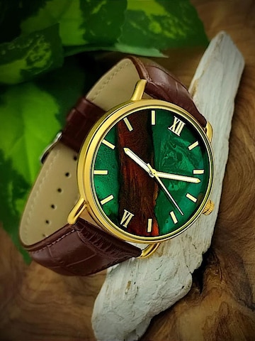 Holzwerk - Reloj analógico 'SEINFELD' en marrón