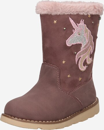 Boots da neve di TOM TAILOR in rosa: frontale