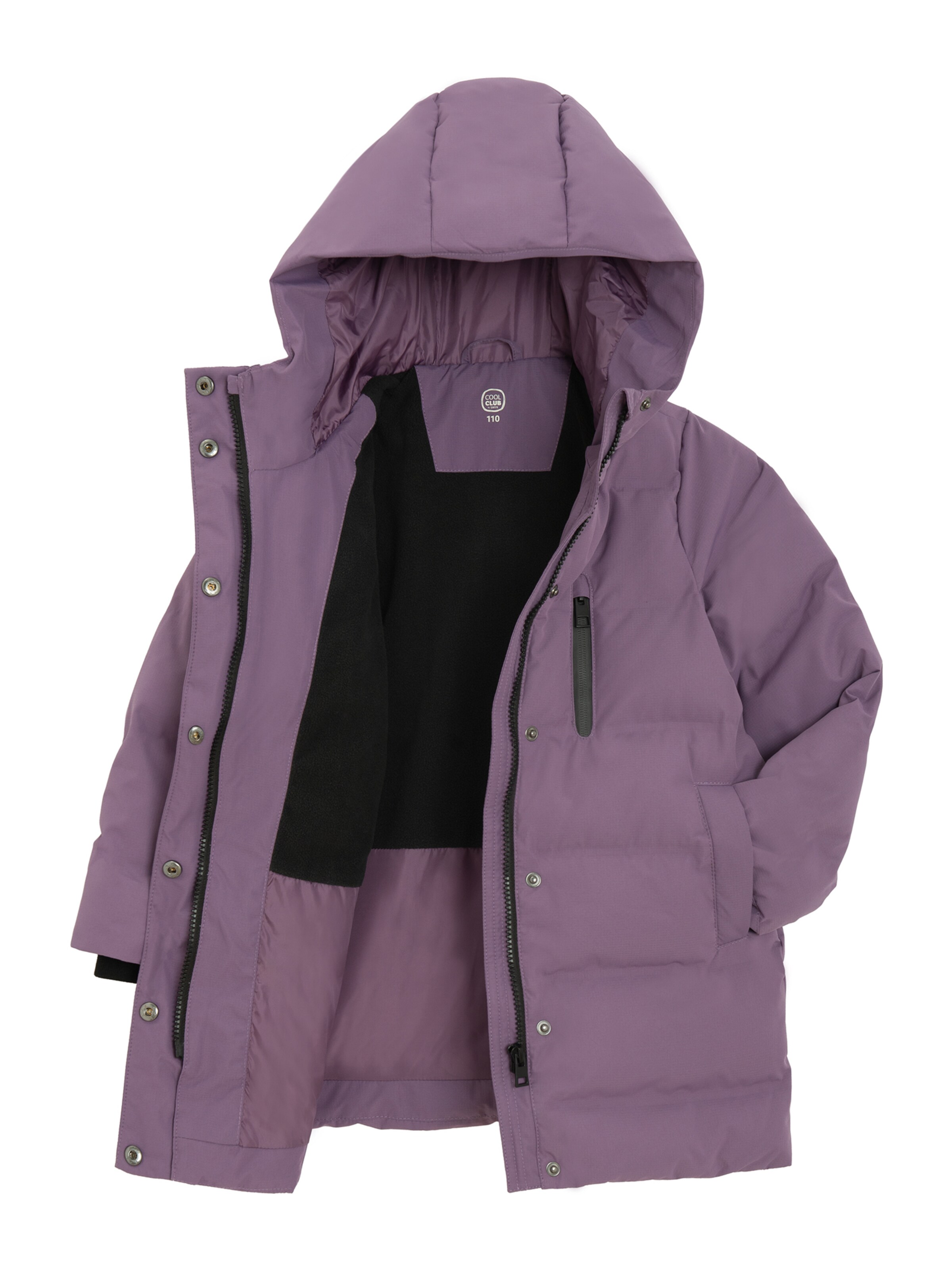 Cool Club Пальто в Лиловый: спереди