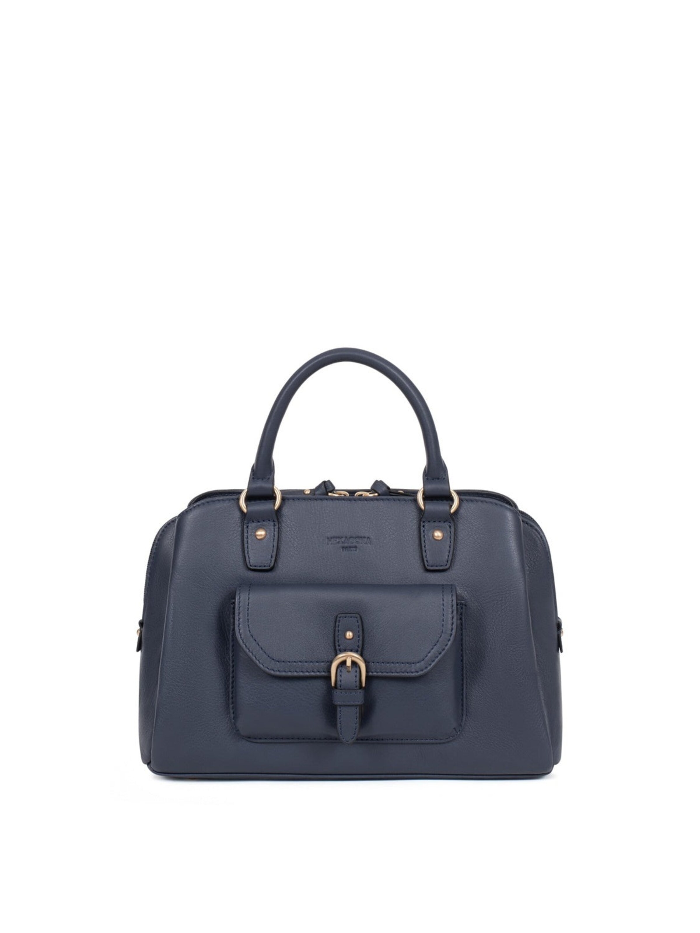 Borsa a mano 'Taima' di Hexagona in blu: frontale