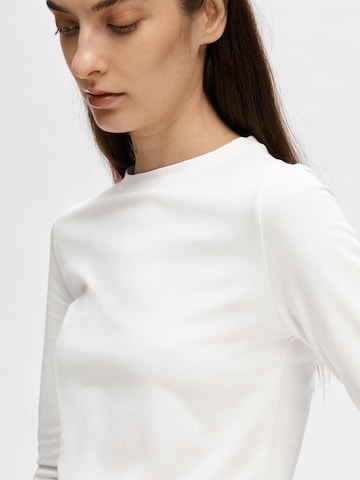 SELECTED FEMME - Camiseta 'Cora' en blanco