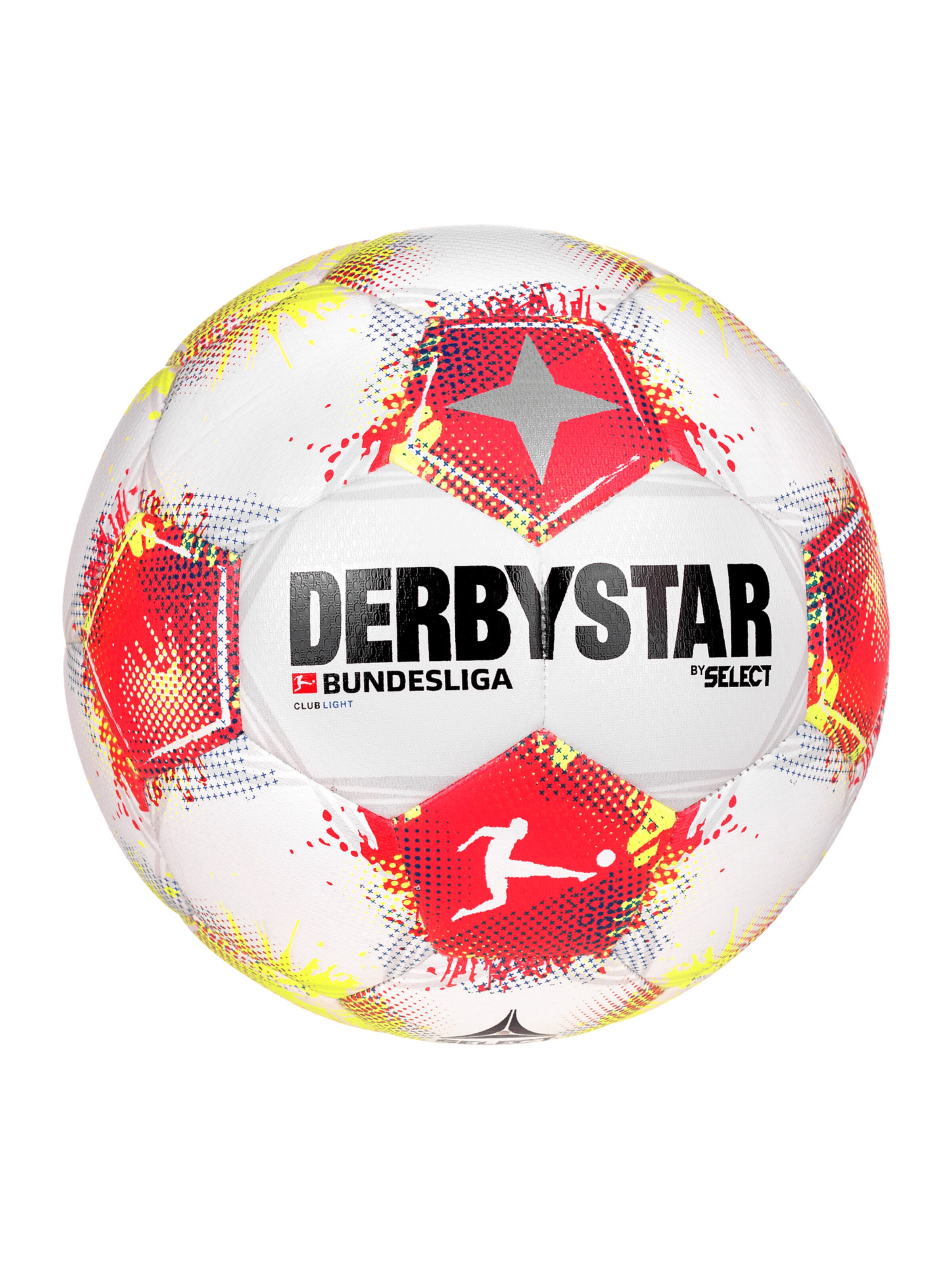 DERBYSTAR Ball in Weiß: Vorderseite