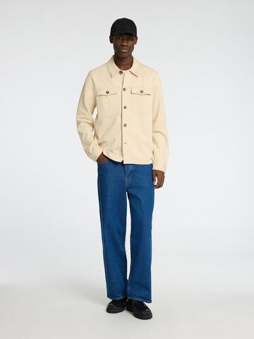 SELECTED HOMME Comfort fit Overhemd in Beige