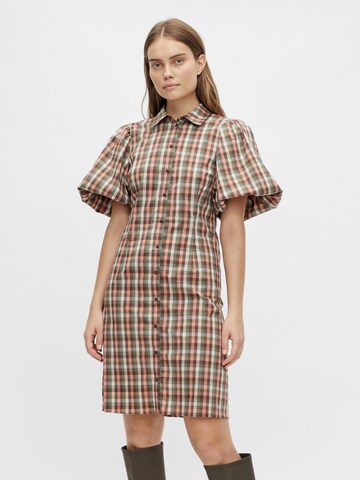 OBJECT Shirt Dress 'Mimi' in Green: front