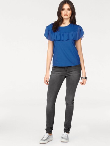LASCANA Shirt in Blue