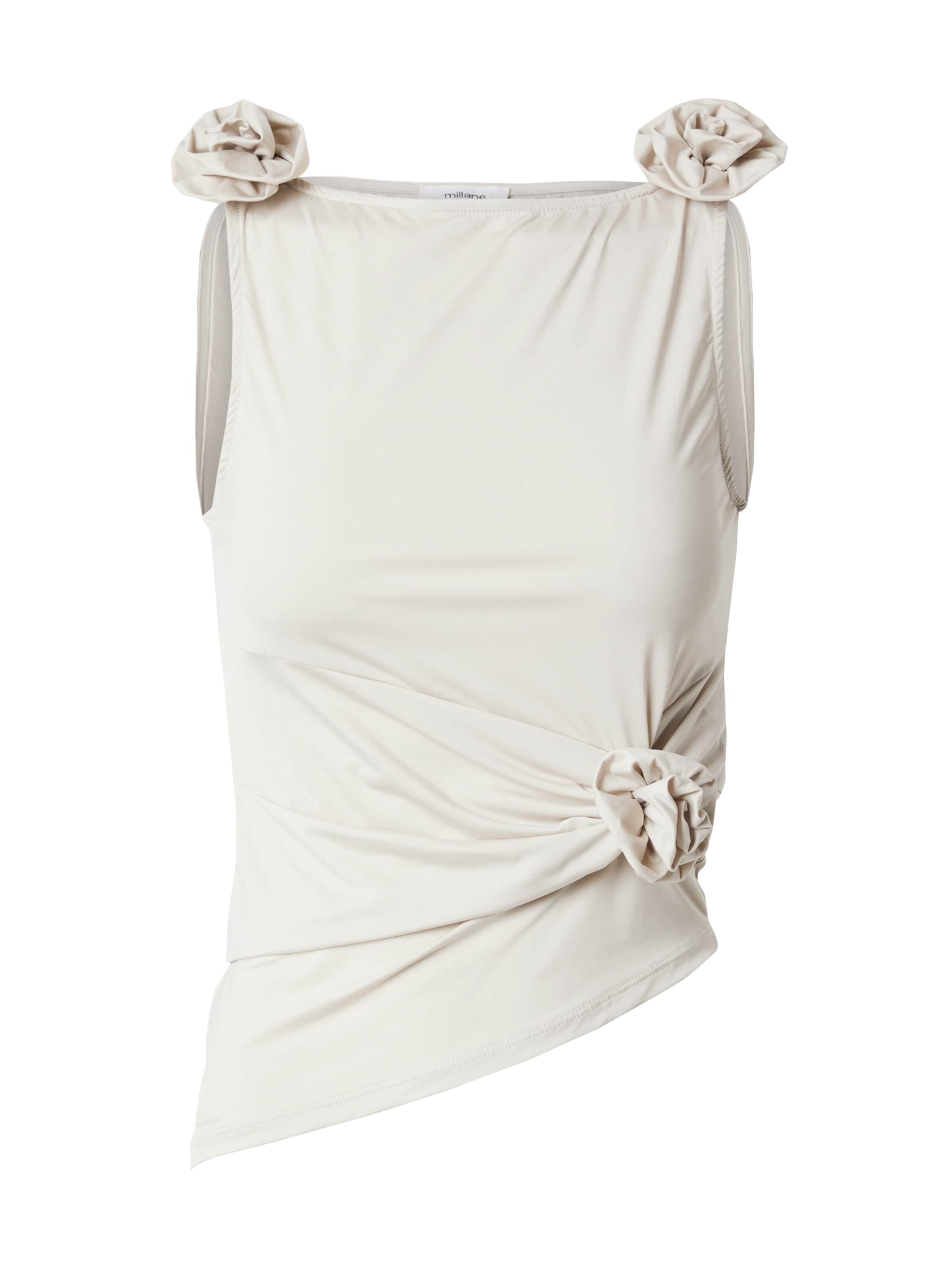 millane Top in Beige: front