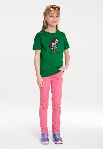 LOGOSHIRT Shirt 'Der Kleine Maulwurf' in Groen