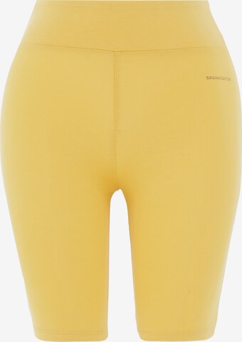 Organication Shorts in Gelb: Vorderseite