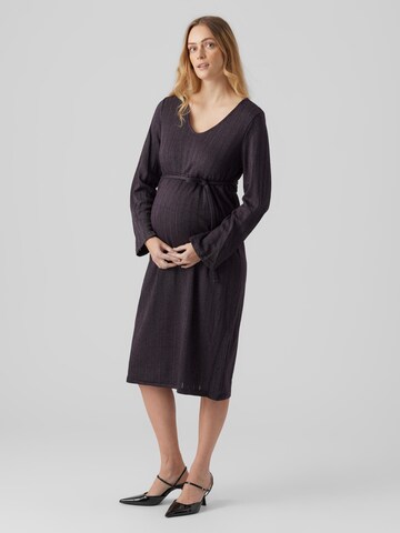MAMALICIOUS Kleid 'Amelia' in Schwarz: Vorderseite