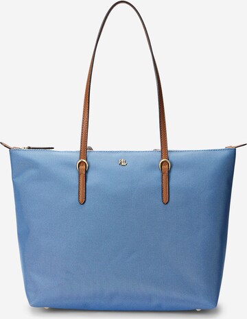 Lauren Ralph Lauren - Mala de ombro 'KEATON 26' em azul: frente