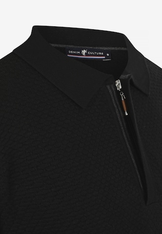 DENIM CULTURE Sweter 'Emrick' w kolorze czarny