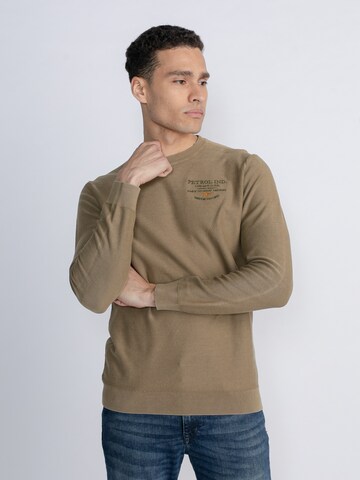 Petrol Industries Pullover 'Barlett' i brun: forside