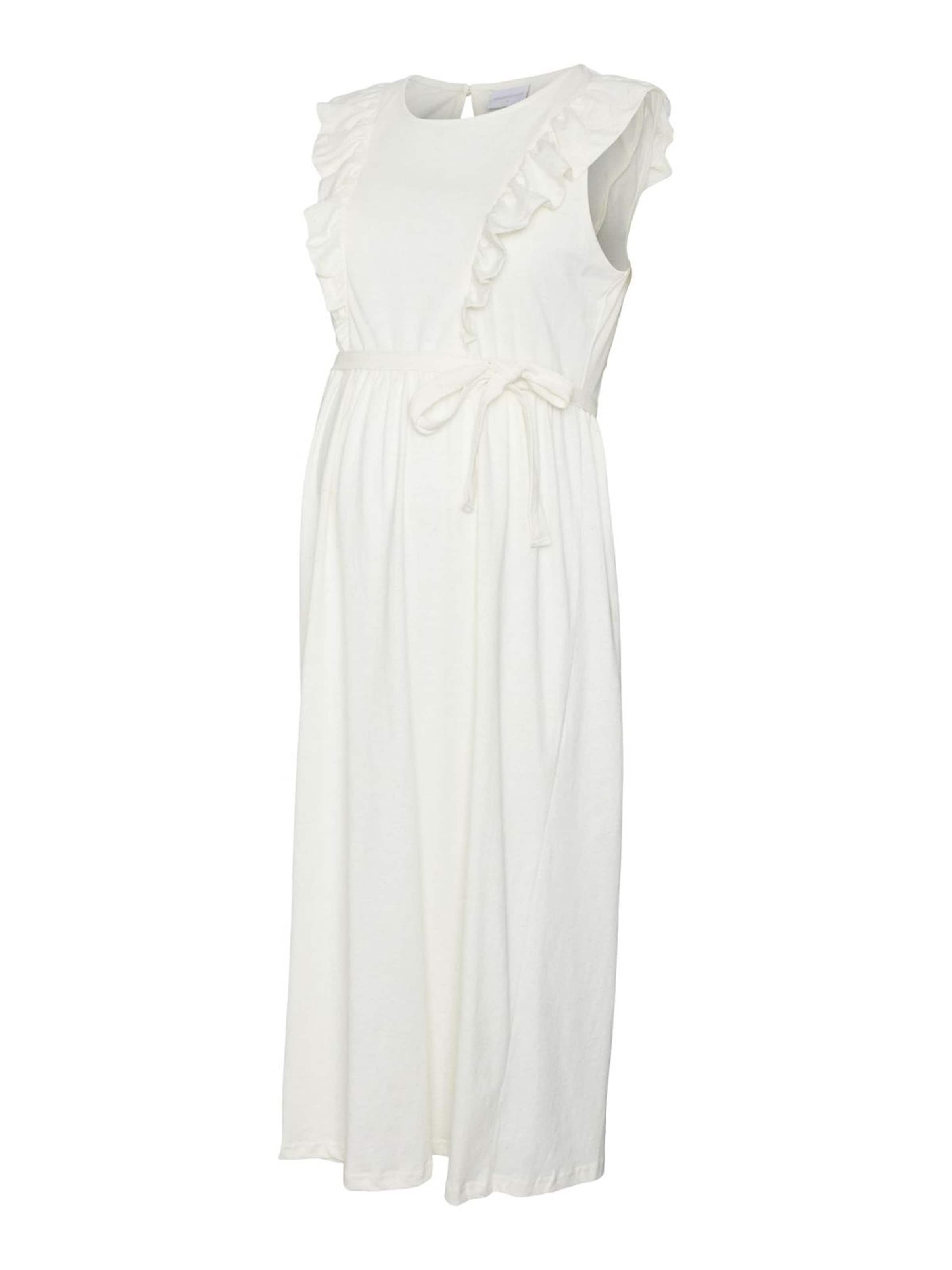 Robe MAMALICIOUS en beige : devant