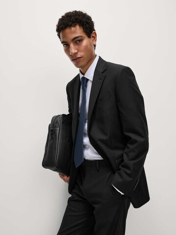 Coupe regular Veste de costume Marks & Spencer en noir : devant