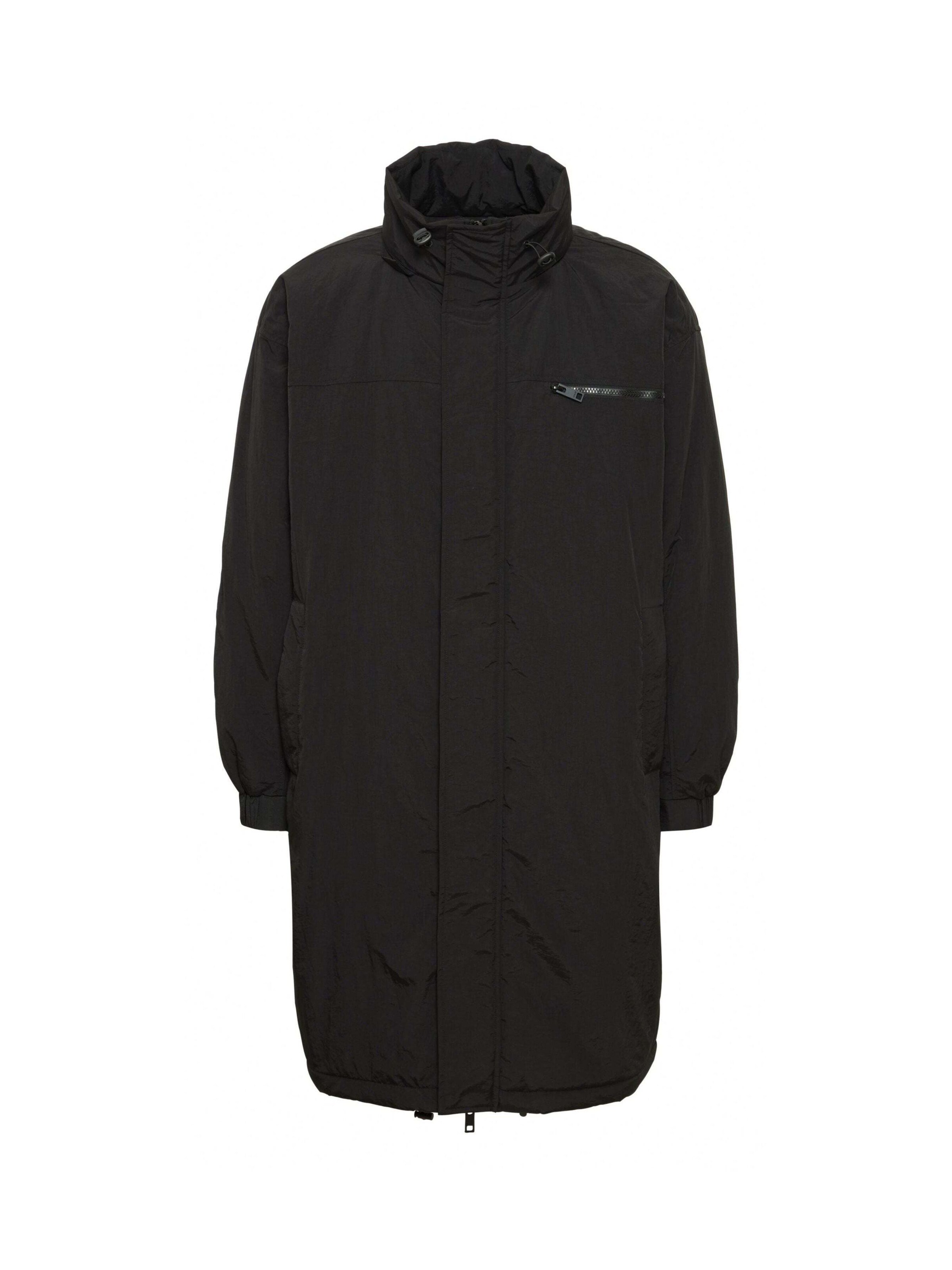!Solid - Sobretudo de inverno 'SDMAITI' em preto: frente