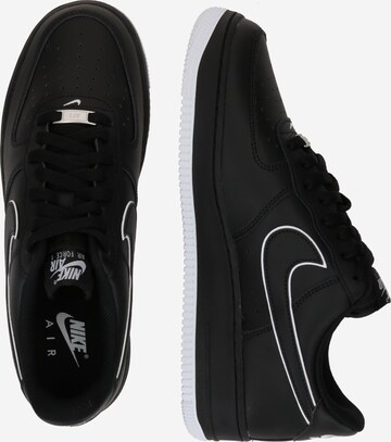 Nike Sportswear Σνίκερ χαμηλό 'Air Force 1 07' σε μαύρο