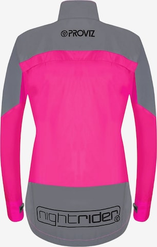 Proviz Between-Season Jacket 'Nightrider' in Pink