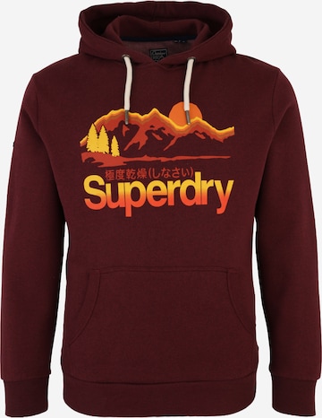 Superdry & Co Sweatshirt i röd: framsida