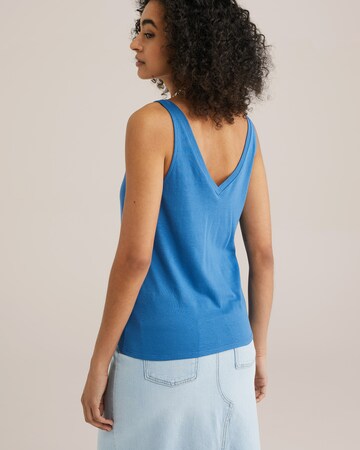 Top di WE Fashion in blu