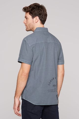 CAMP DAVID Regular fit Button Up Shirt in Grey