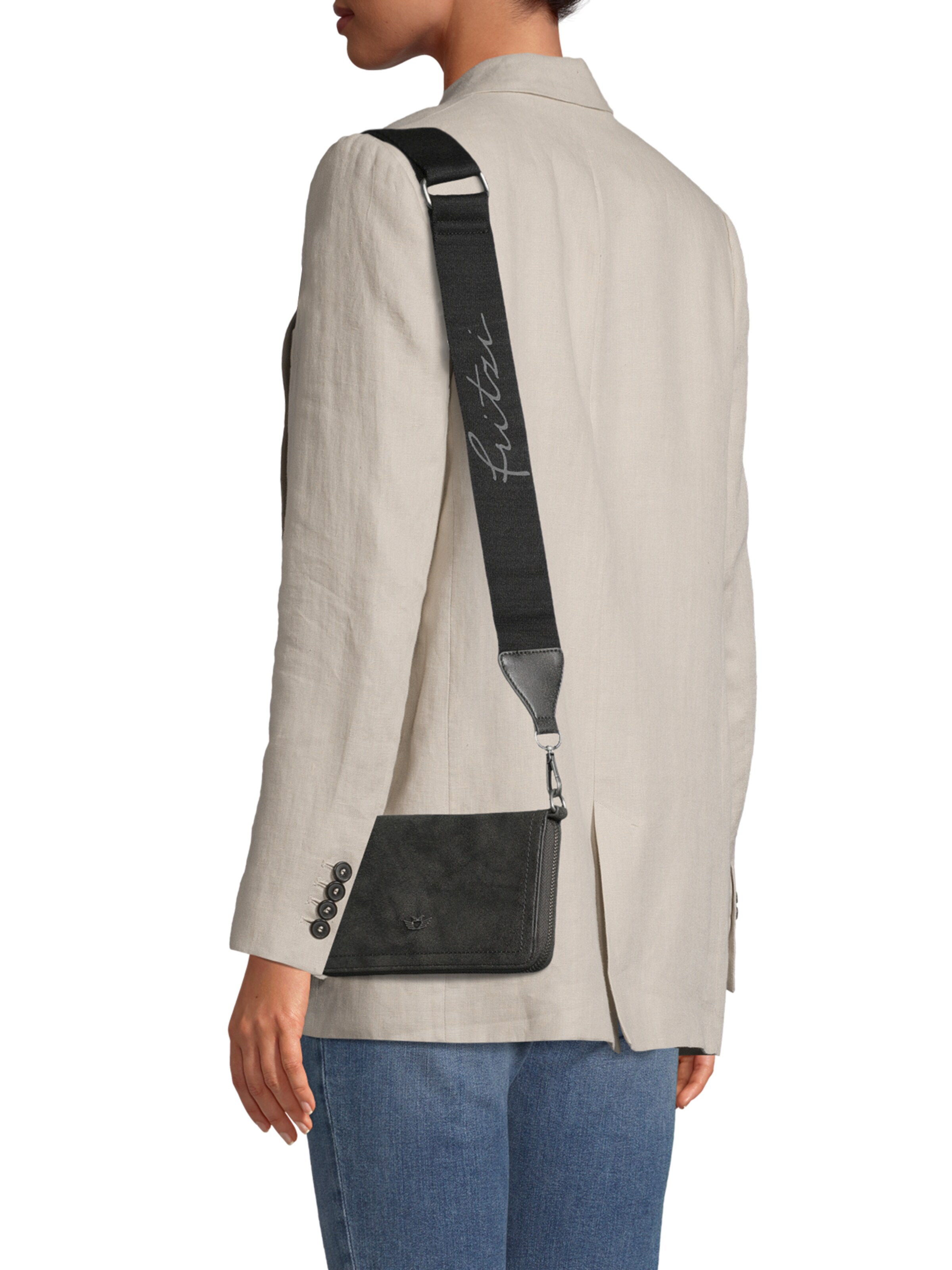 Fritzi aus Preußen Crossbody bag 'Lou' in Black