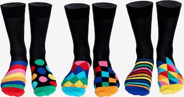 United Odd Socks Socks in Black: front