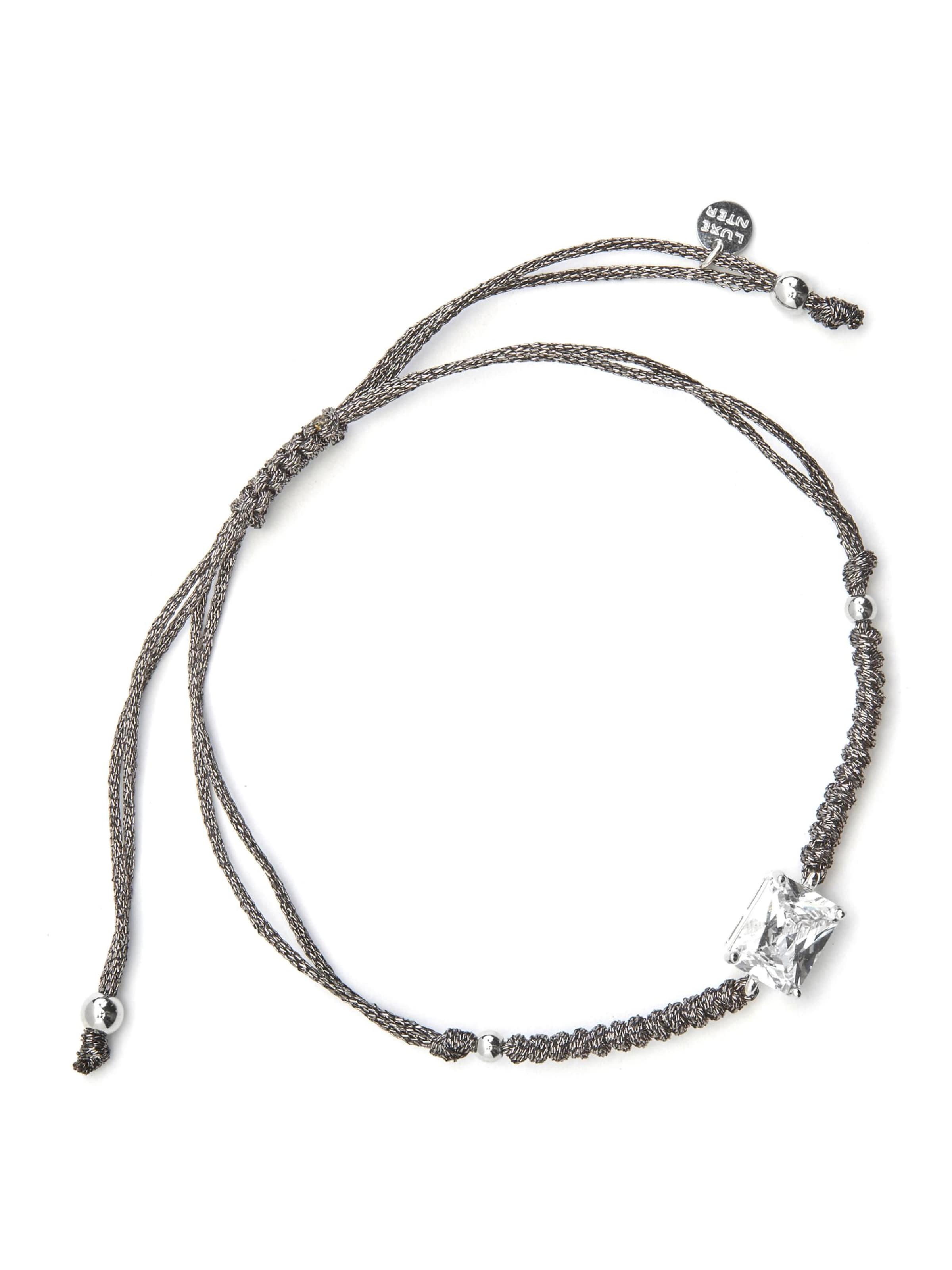 Luxenter Armbånd 'Setentaitres' i sort: forside