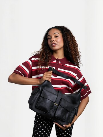 RE:DESIGNED Shopper ' Solvej ' in Zwart: voorkant