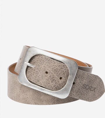 Soccx Belt in Grey: front