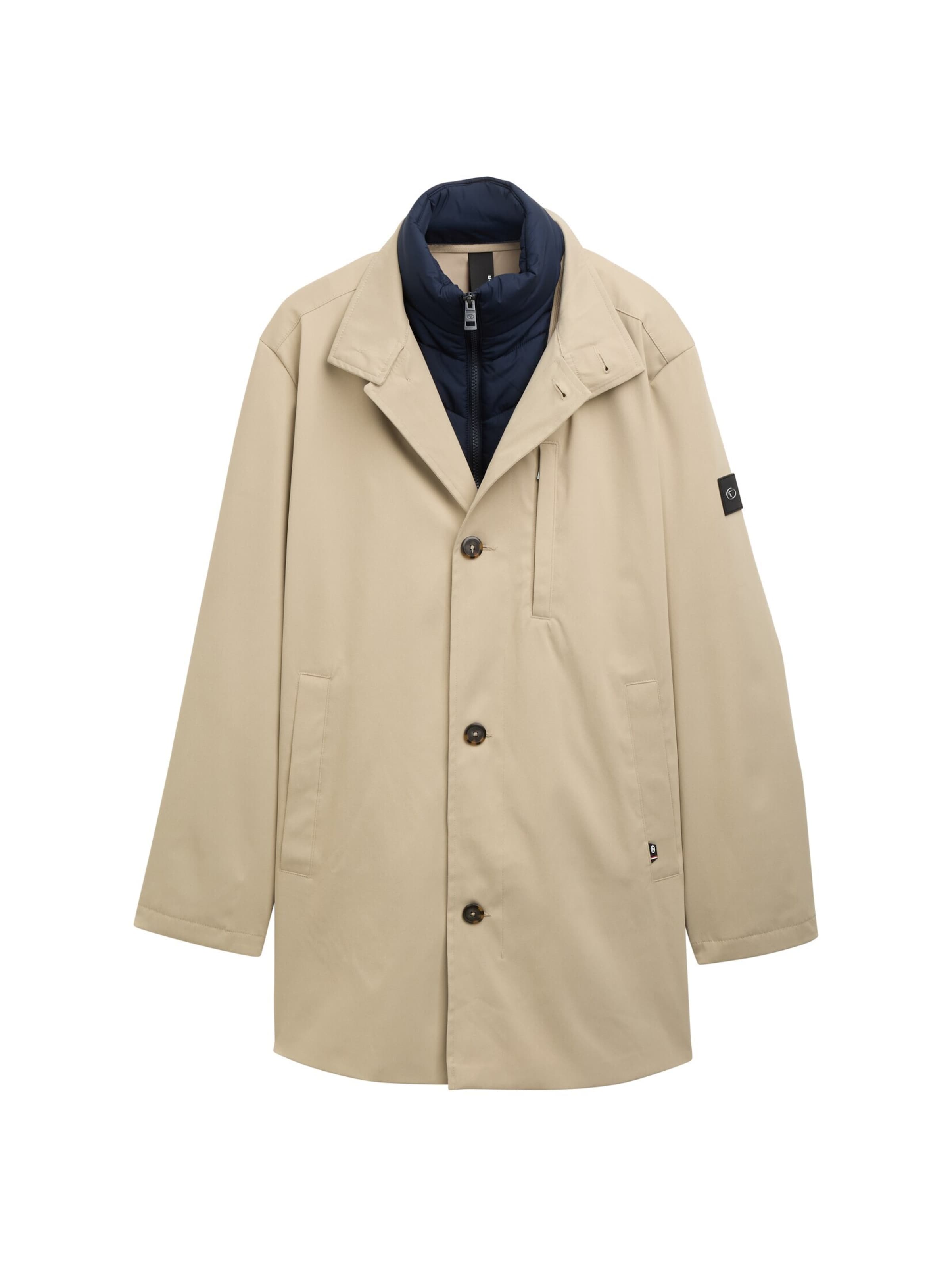 TOM TAILOR Tussenjas in Beige: voorkant