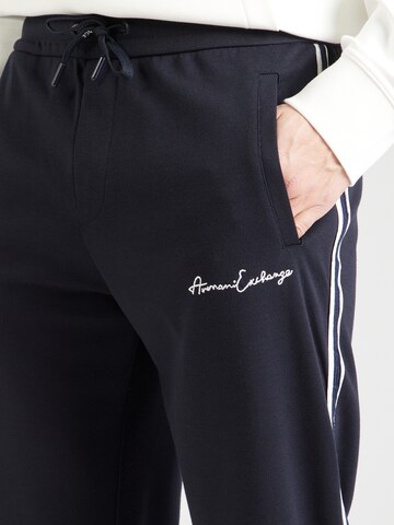 ARMANI EXCHANGE Tapered Παντελόνι σε μπλε