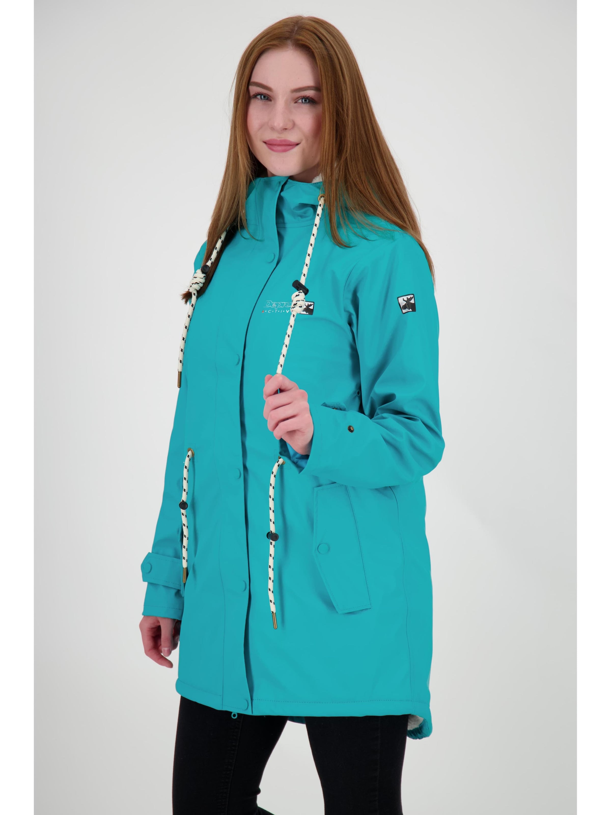 deproc Outdoorjacke 'Friesennerz ELLESMERE WMN'‌‌‌‌‌‌‌‌‌‌ in Blau