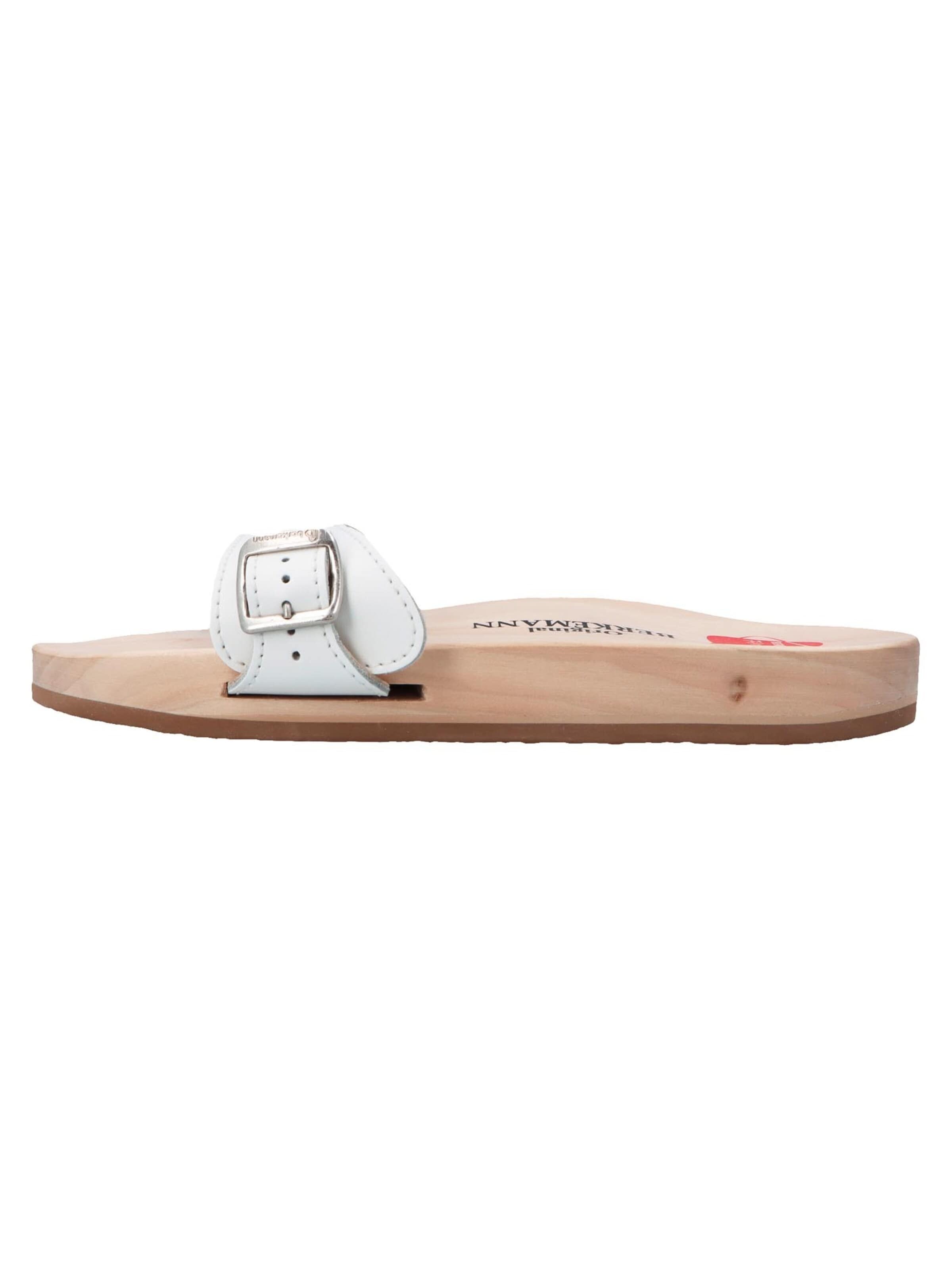 BERKEMANN Mules 'Original- Sandale' in White: front