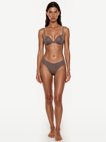Push-up Soutien-gorge 'Second Skin Ultimate Push-Up Bra' GOD SAVE QUEENS en marron