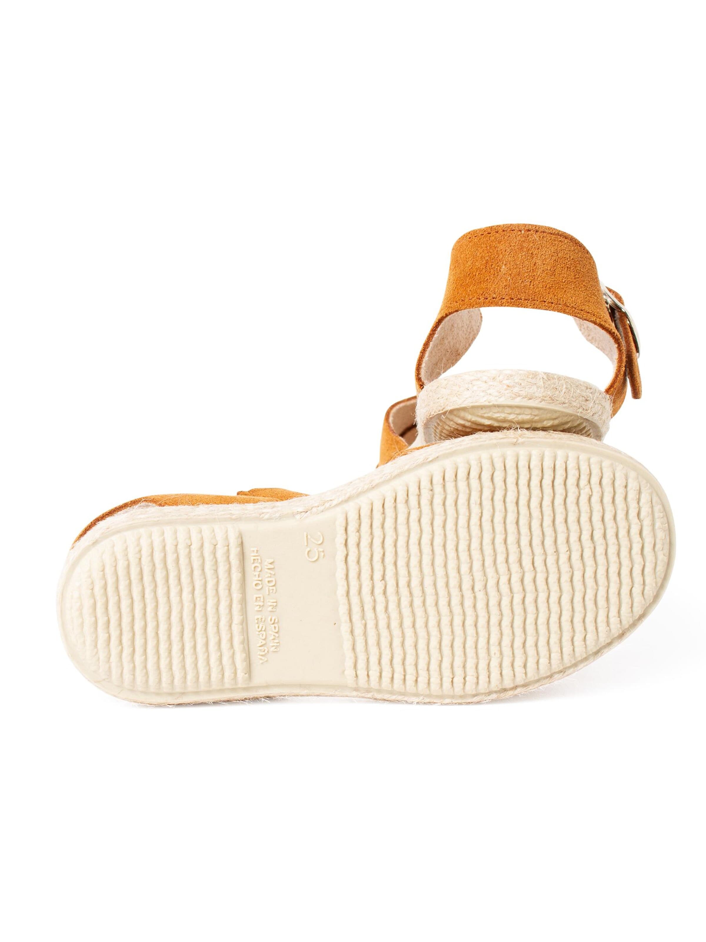 Sandales Pisamonas en beige : devant