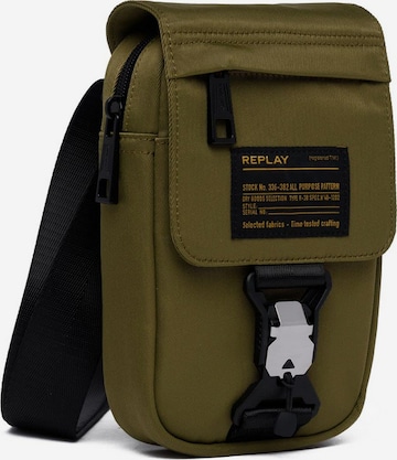REPLAY Crossbody Bag in Green: front