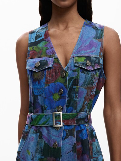 Desigual Kleit sinine / roheline / lilla, Tootevaade