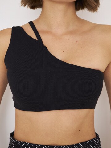 WOMAN VISION Top in Schwarz