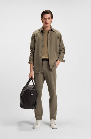 BOSS Slim fit Pants ' Genius ' in Brown