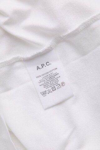 A.P.C. T-Shirt XS in Weiß