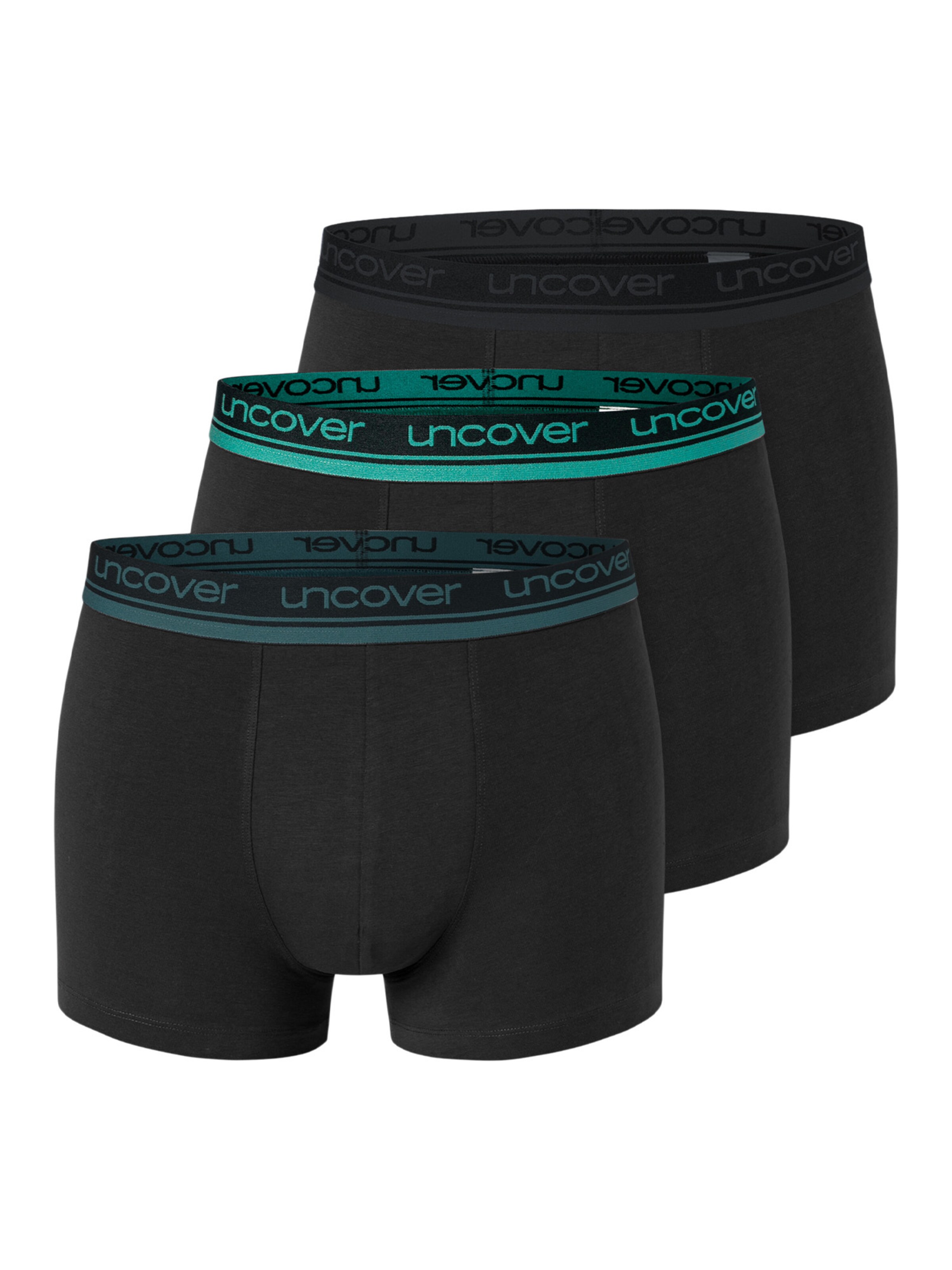 Sous-vêtements longs 'Cotton' uncover by SCHIESSER en noir : devant