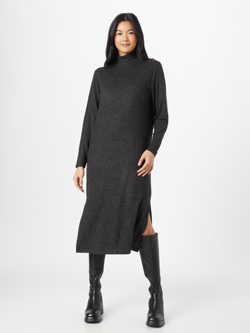 UNITED COLORS OF BENETTON Knitted dress in Black: front