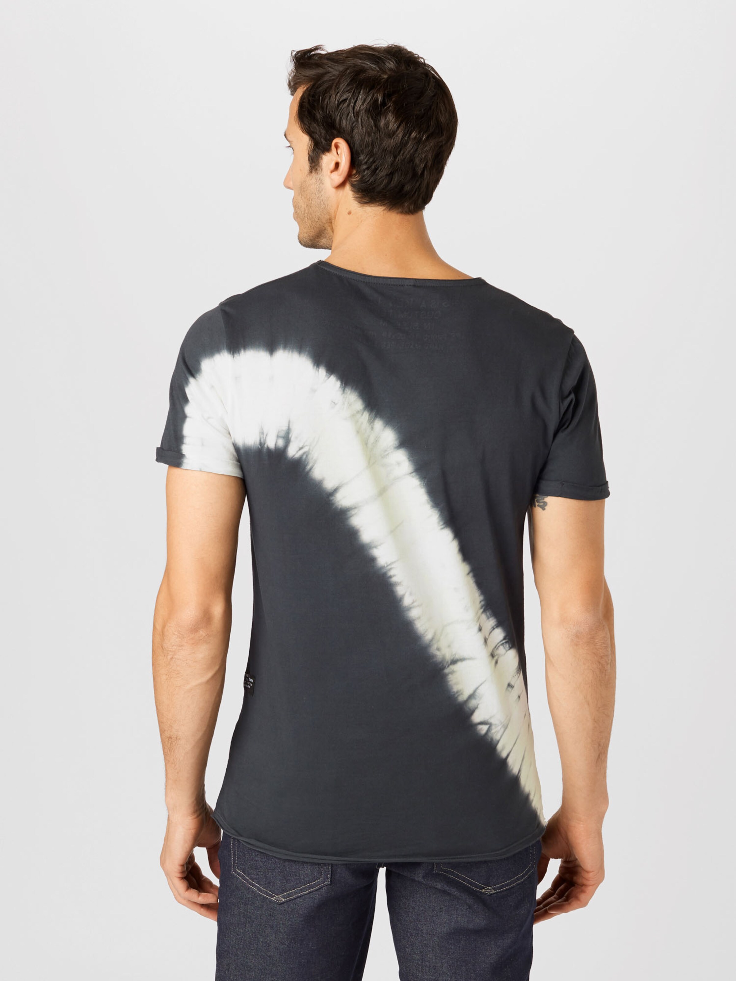 Männer Shirts Key Largo T-Shirt 'BINGO' in Anthrazit - DP61584